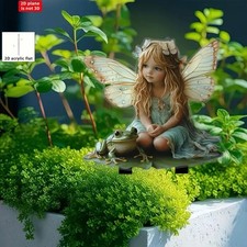 Fairy Girl with Frog Wings 2D