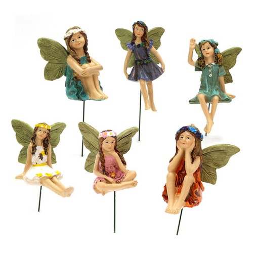 6pcs set fairy garden - 6pcs/set,