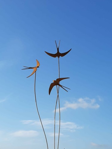 Cuffy metal triple swallows - triple,