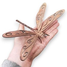 Rusty Metal 3D Dragonfly