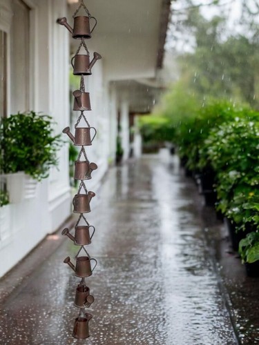 Watering can rain chain - can,