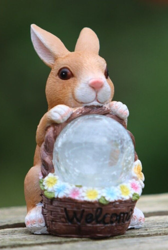 Garden ornament rabbit solar - ornament,