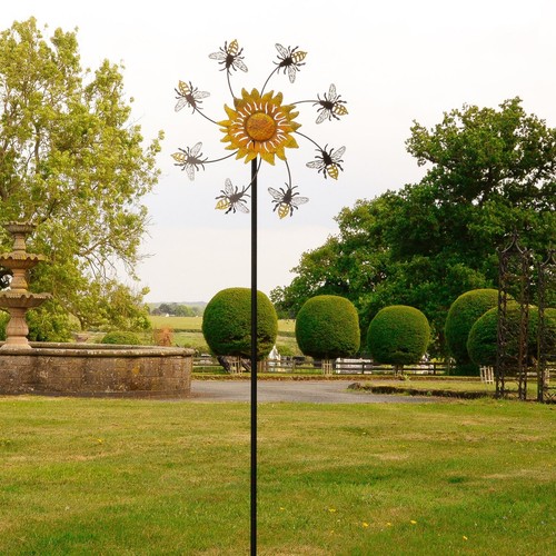 Bumble bee and - and, sunflower