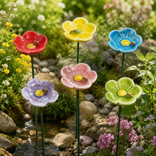 3pcs ceramic bee - 3pcs,