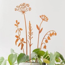 "Rusty Metal Wild Flower