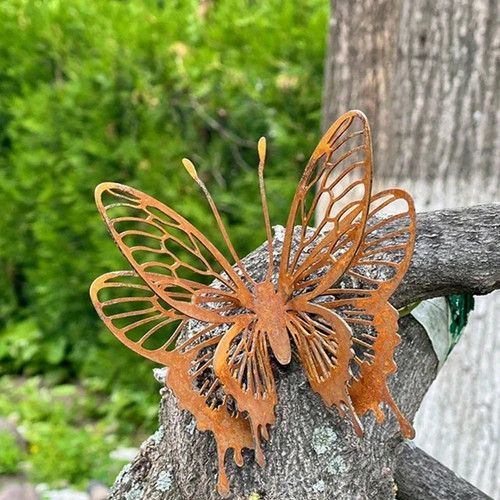 Metal butterfly garden - 1, pc