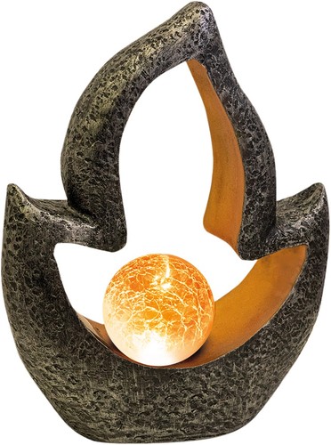 Solar powered led resin - solar, garden