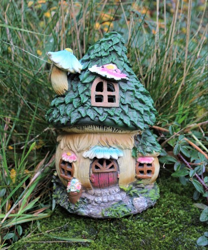 Garden ornament fairy - ornament, blue