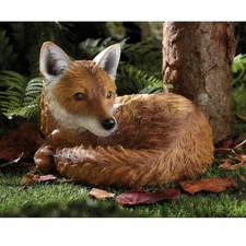 Realistic Red Fox Garden